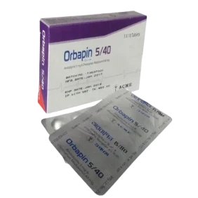 Orbapin 5/40 mg Tablet-10's strip