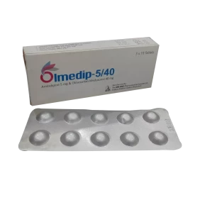 Olmedip 5/40 mg Tablet-10's Strip