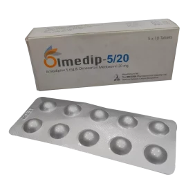 Olmedip 5/20 mg Tablet-10's Strip