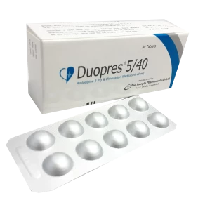 Duopres 5/40 mg Tablet-10 Pcs