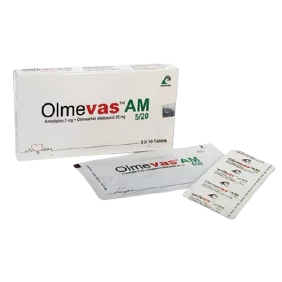 Olmevas AM 5/20 mg Tablet-10's Strip