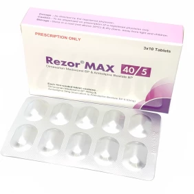 Rezor Max 5/40 mg Tablet-10's Strip