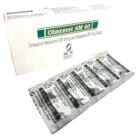 Olmezest AM 5/40 mg Tablet-10's Strip