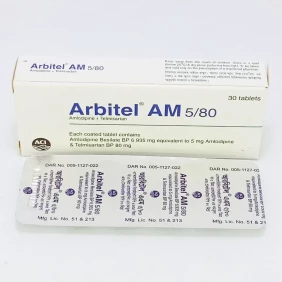 Arbitel AM 5/80 mg Tablet-10 Pcs