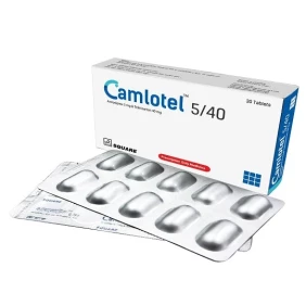 Camlotel 5/40 mg Tablet-10's Strip