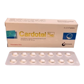 Cardotel 5/40 mg Tablet-56's Pack