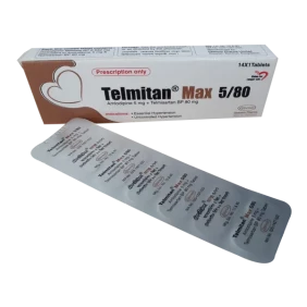 Telmitan Max 5/80 mg Tablet-14's Pack