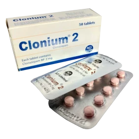 Clonium 2 mg Tablet-10's strip