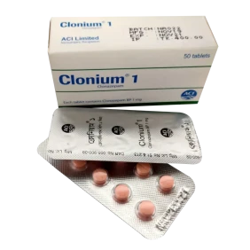 Clonium 1 mg Tablet-10's strip