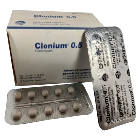 Clonium 0.5 mg Tablet-10's strip