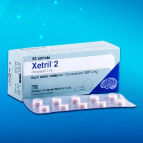 Xetril 2 mg Tablet-10's Strip