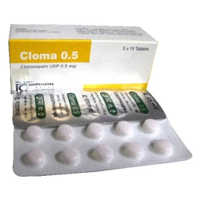Cloma 0.5 mg Tablet-10's Strip