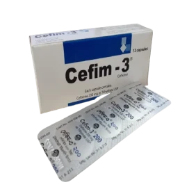 Cefim-3 200 mg capsule-4's Strip