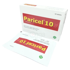 Paricel 10 mg Tablet-15's strip
