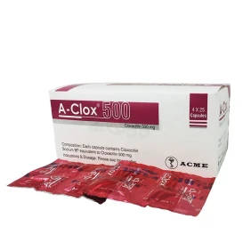 A-Clox 500 mg Capsule-4's Strip