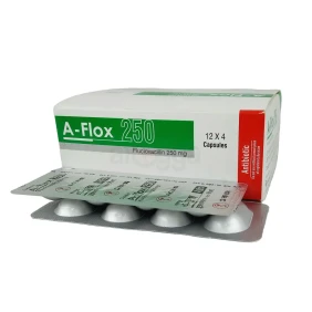 A-Flox 250 mg Capsule-48's pack
