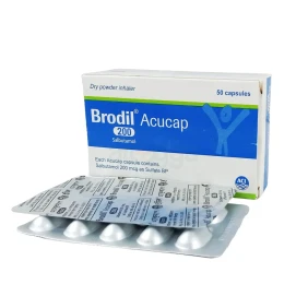 Brodil Acucap 200 mcg Inhalation Capsule-10's Strip