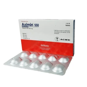 Aximin 550 mg Tablet-10's Pack