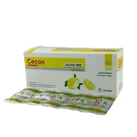 Cecon 250 mg Chewable Tablet-10's Strip