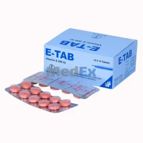 E Tab 200 mg Chewable Tablet-100's pack
