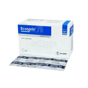 Ecosprin 75 mg Tablet-10's strip