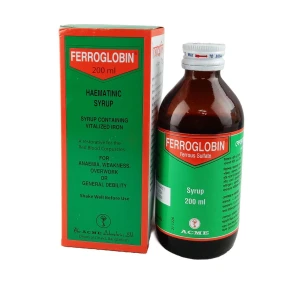 Ferroglobin (200 mg/5 ml) Syrup-200 ml Bottle
