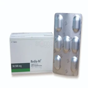 Redia M 50/500 mg Tablet-7's Strip