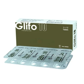 Glifo 10 mg Tablet-10's strip
