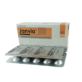 Janvia 50 mg Tablet-10's pack
