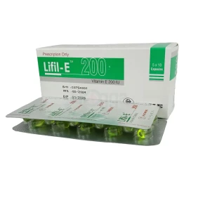 Lifil-E 200 mg Capsule-10's strip