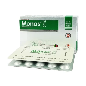 Monas 5 mg Tablet-15's strip