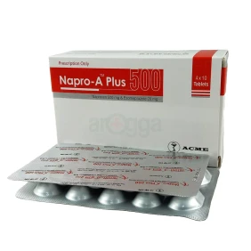 Napro A Plus 500 mg Tablet-10's strip