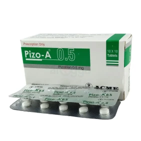 Pizo-A 0.5 mg Tablet-10's strip