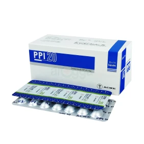 PPI 20 mg Capsule-14's strip