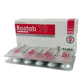 Rostab 10 mg Tablet-10's strip