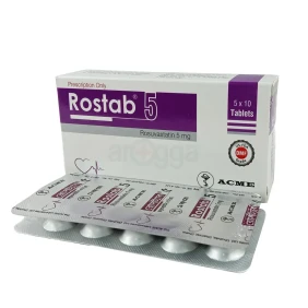 Rostab 5 mg Tablet-10's Strip