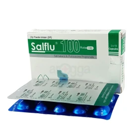 Salflu 100 mg Rotacap Capsule-10's strip