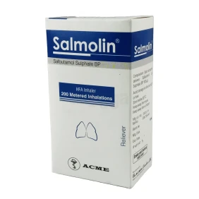 Salmolin 100 mcg/Puff (Inhalar)-120 Metered Doses