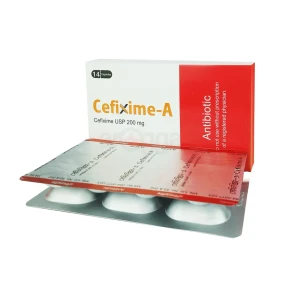 Cefixime-A 200 mg Capsule-7's pack