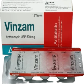 Vinzam 500 mg Tablet-5's Pack