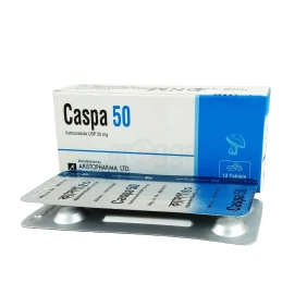 Caspa 50 mg Tablet-12's Pack