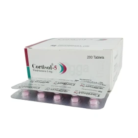 Cortisol 5 mg Tablet-10's Strip