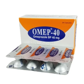Omep 40 mg Capsule-7's Strip