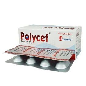 Polycef 500 mg - 4's strip