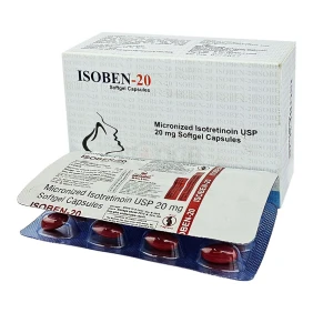 Isoben 20 mg Capsule-50's Pack