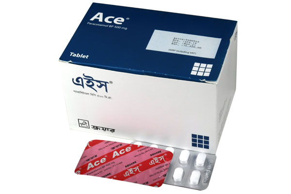 Ace 500 mg Tablet-10's Strip