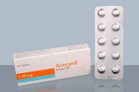 Acecard 1.25 mg Tablet-10's Strip
