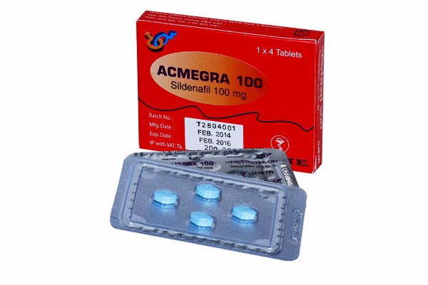 Acmegra 100 mg Tablet- 4's pack