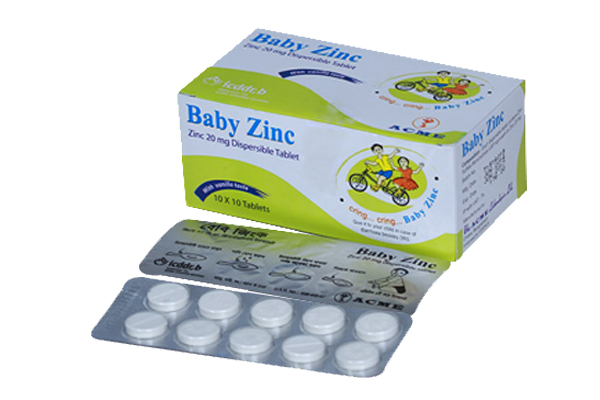 Baby Zinc 20 mg Tablet-10's Strip