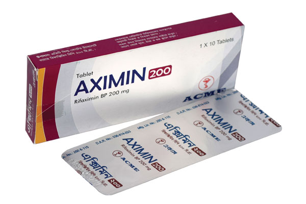 Aximin 200 mg Tablet-10's Pack